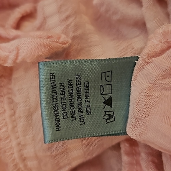 GOOD LUCK GEM Pink Cascade Ruffle Cropped Festival Shirt - Picture 8 of 8